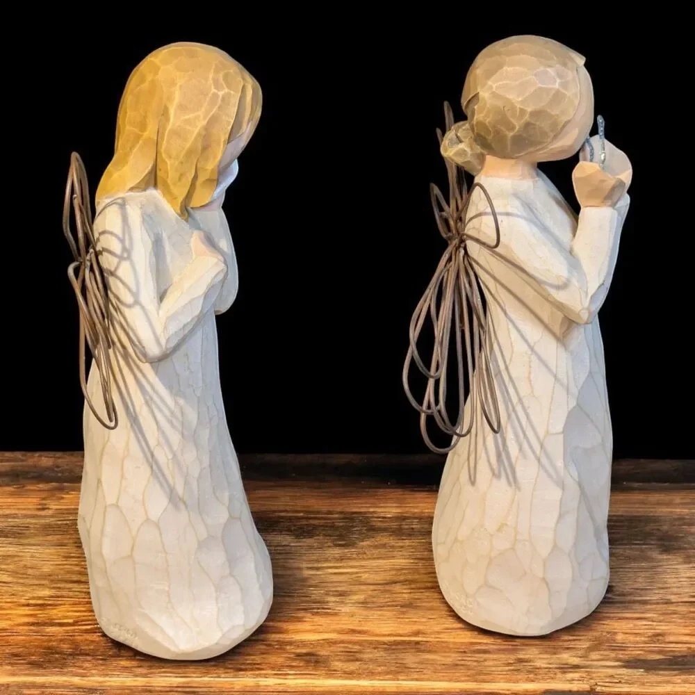 2 Willow Tree Figurines THINKING OF YOU and BRIGHT STAR Vintage